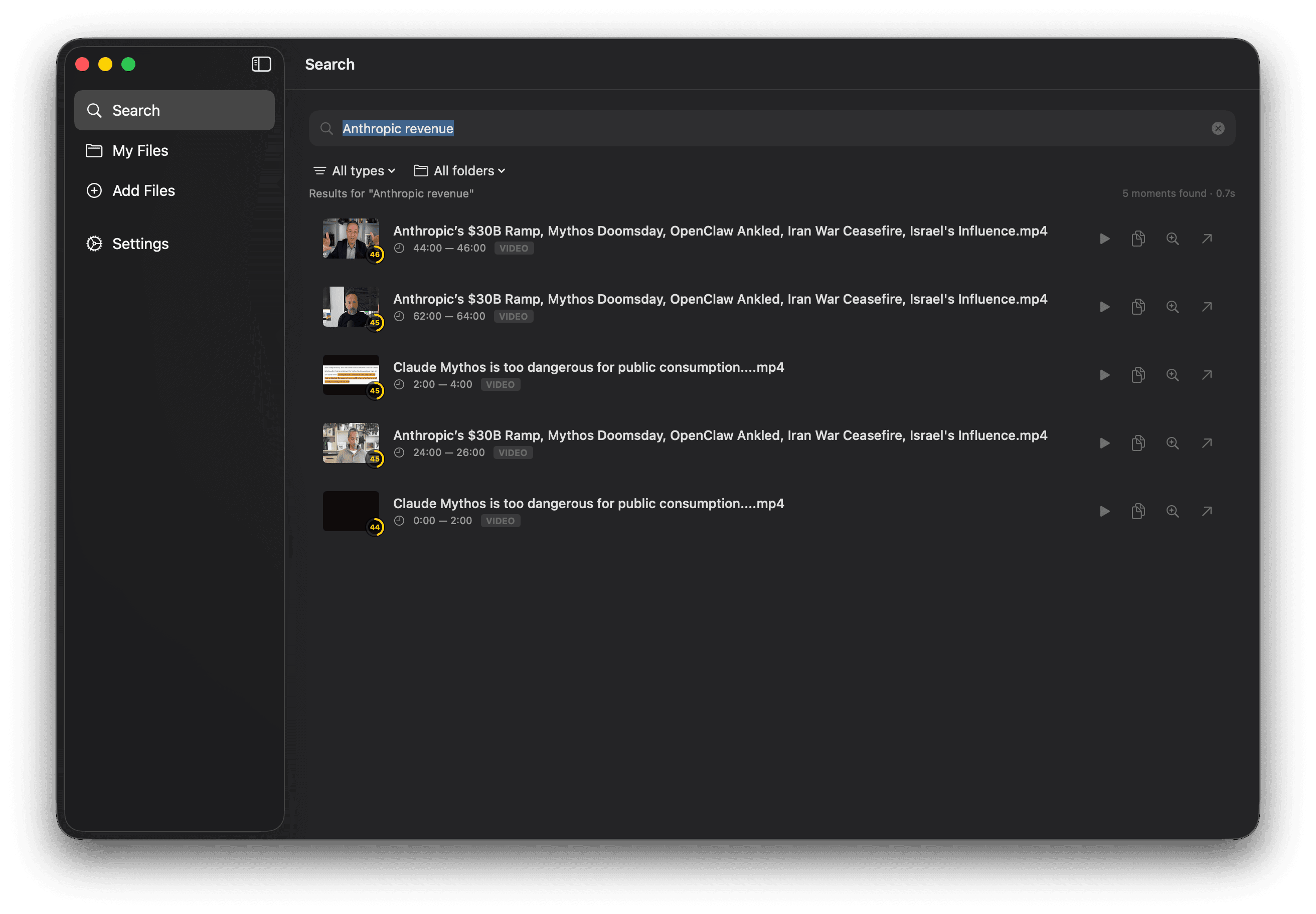 HyperArc search results